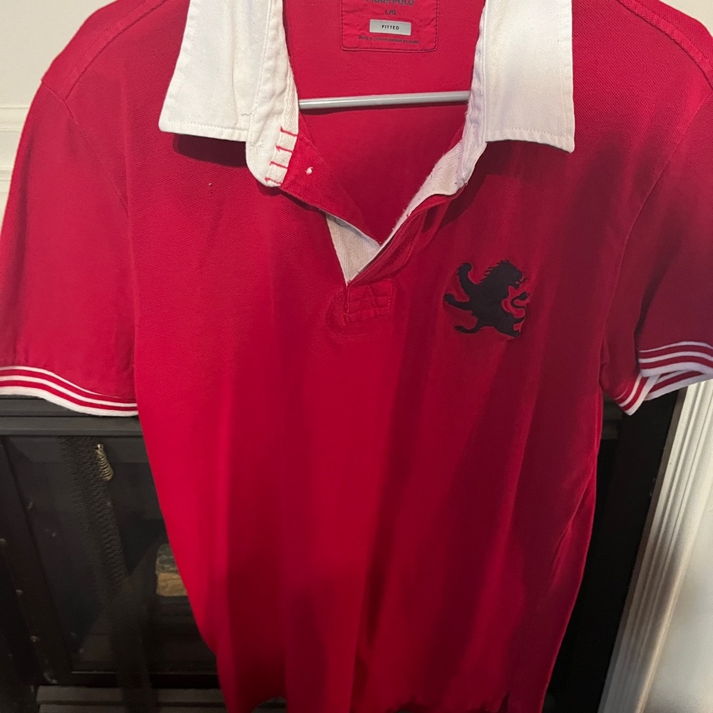 Express Red Polo Shirt